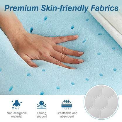 Cooling Memory Foam Pillow for Side Sleepers