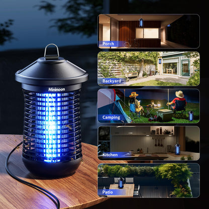Minimoon Electric Mosquito Zapper for Outdoor Use