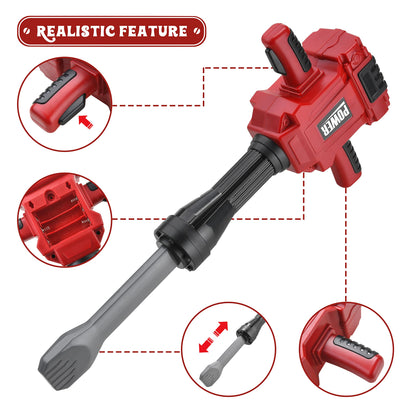 Kids Jackhammer Toy Drill with Realistic Sound