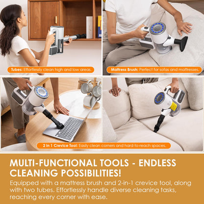 VersLife Cordless Stick Vacuum Cleaner for Home