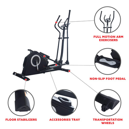 Sunny Health Elliptical Trainer - Programmable Cardio