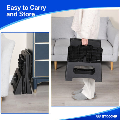 2-Step Folding Stool with Safety Lock