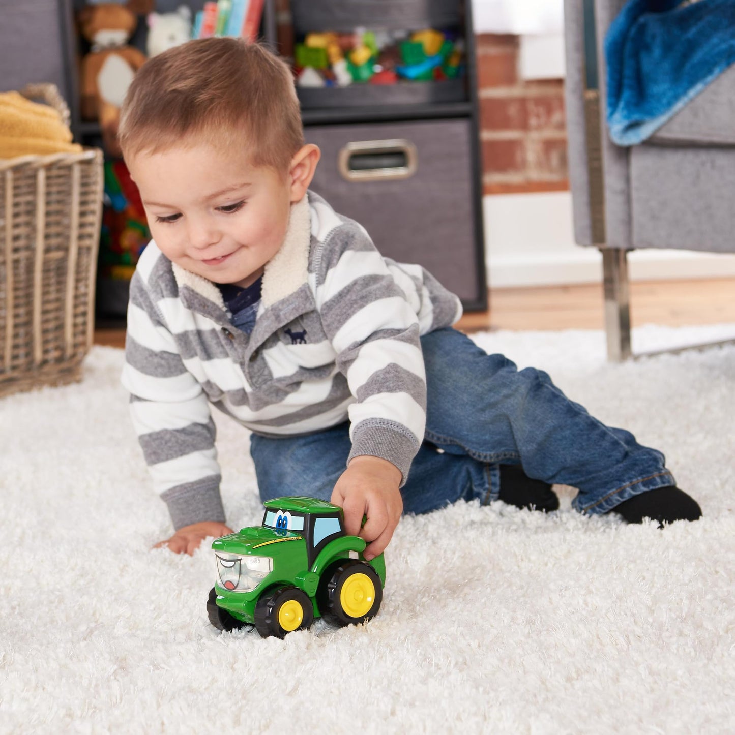 John Deere Johnny Tractor Toy with Flashlight