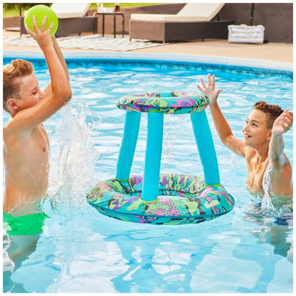 SwimWays Inflatable Basketball Pool Game Set