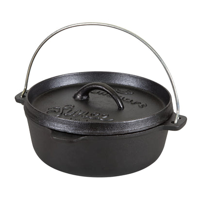 Stansport 2 QT Pre-Seasoned Cast Iron Dutch Oven