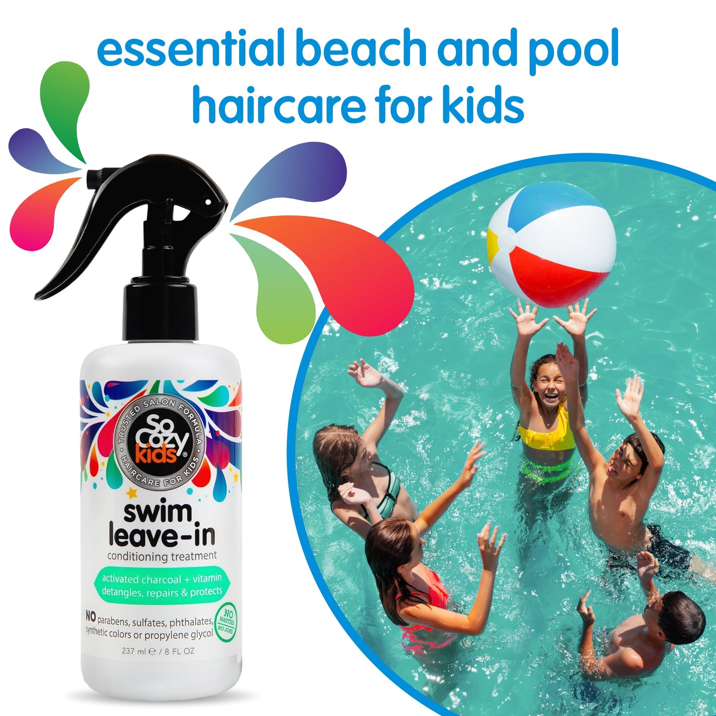 SoCozy Kids Leave-In Conditioner Spray, 2-Pack