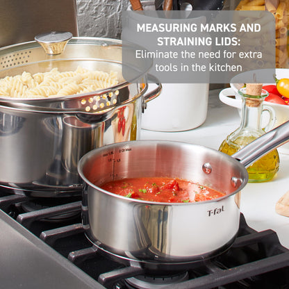 T-Fal 20-Piece Stainless Steel Cookware Set