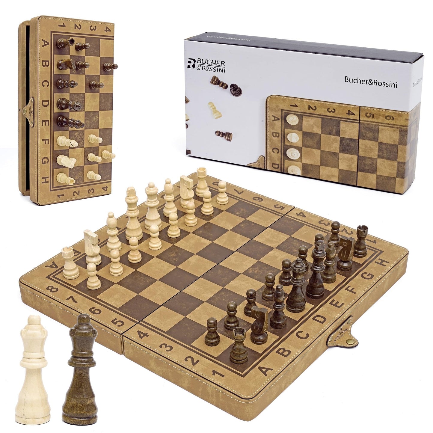 15 Inch Magnetic Chess Set for Family Game Night
