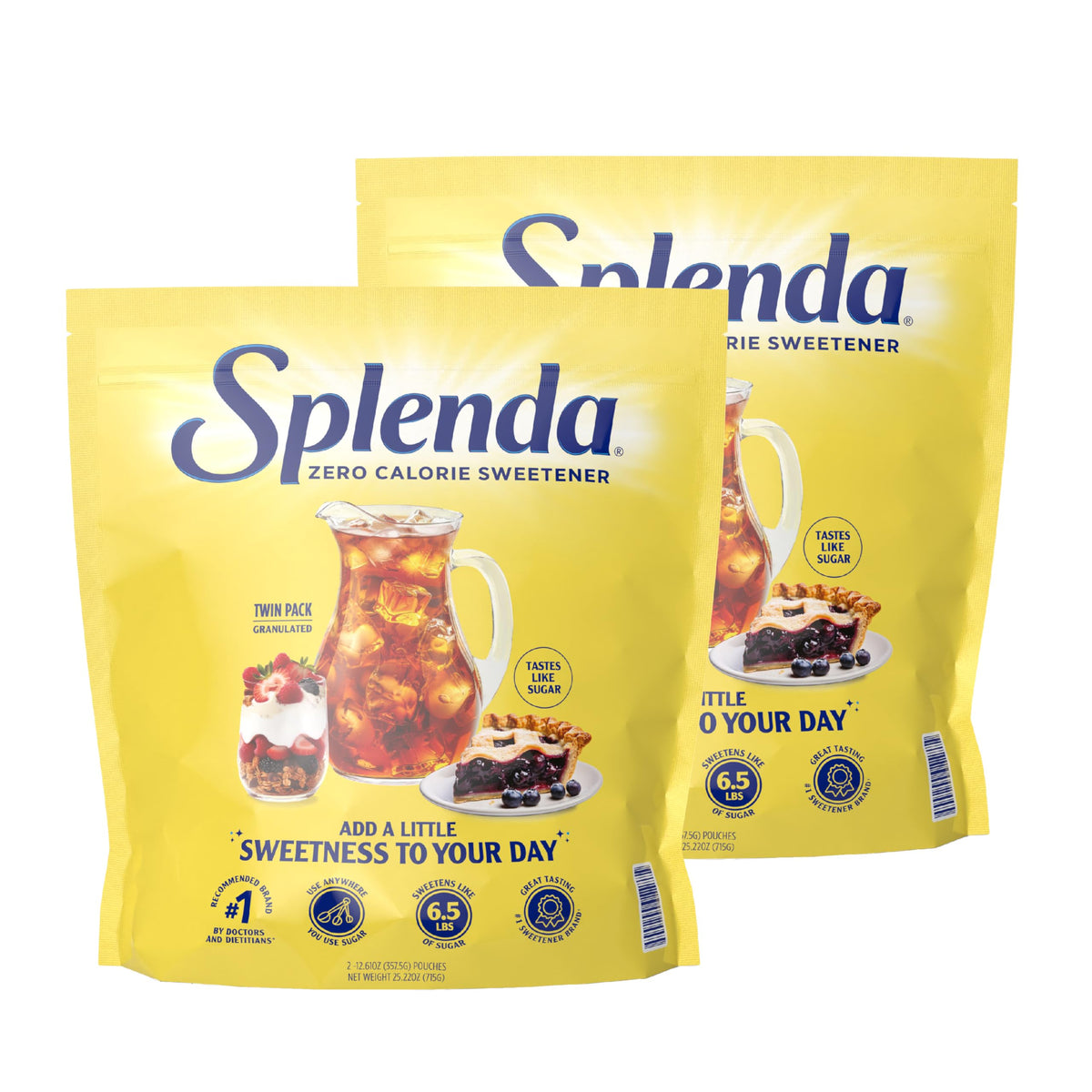 Twin Pack SPLENDA Zero Calorie Granulated Sweetener