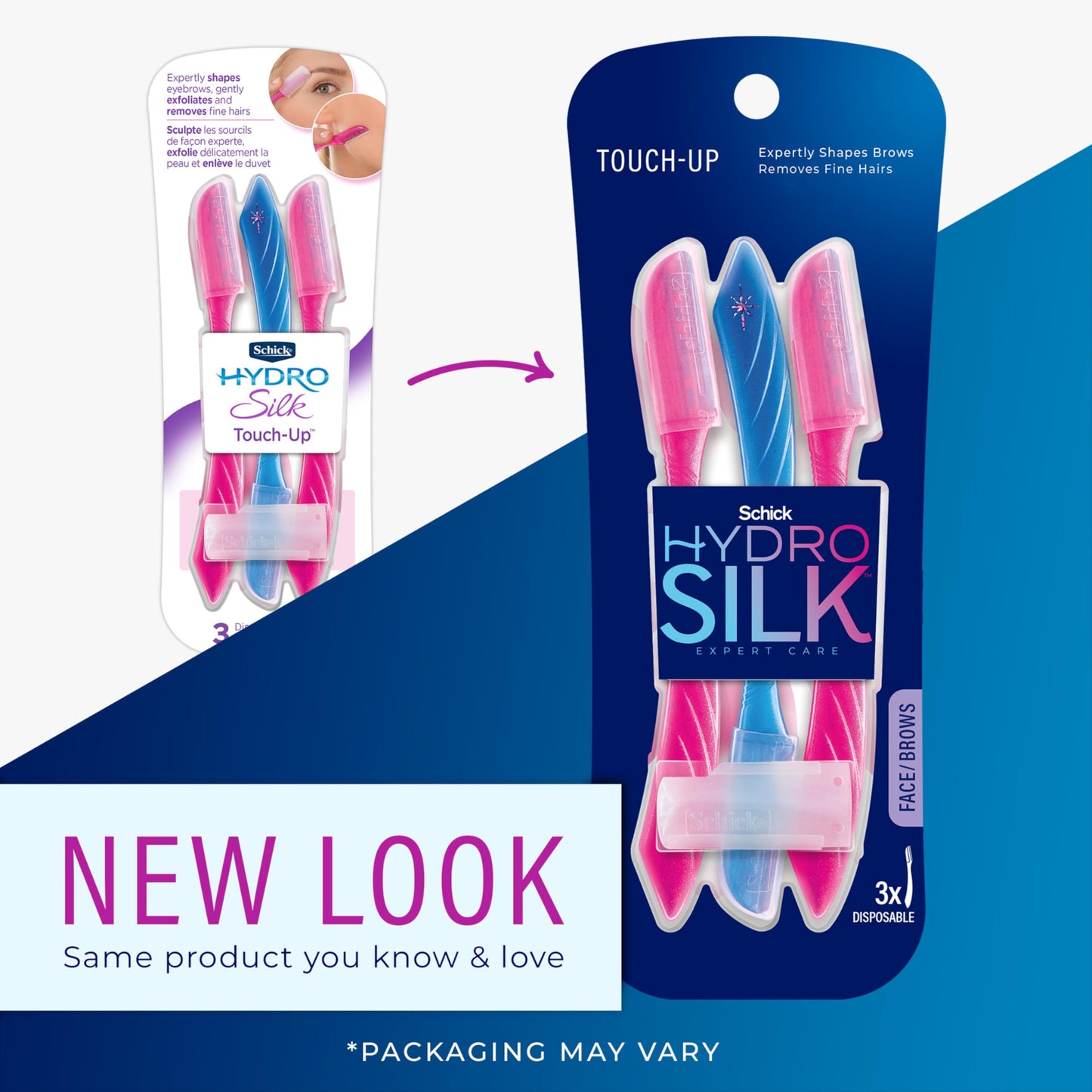 Schick Hydro Silk Dermaplaning Tool, 3ct