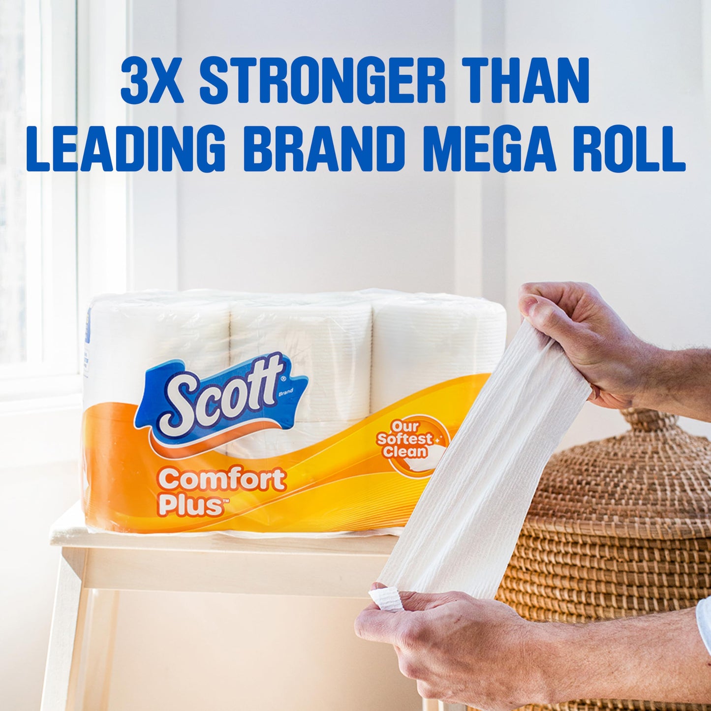 Scott ComfortPlus 36 Mega Rolls Toilet Paper