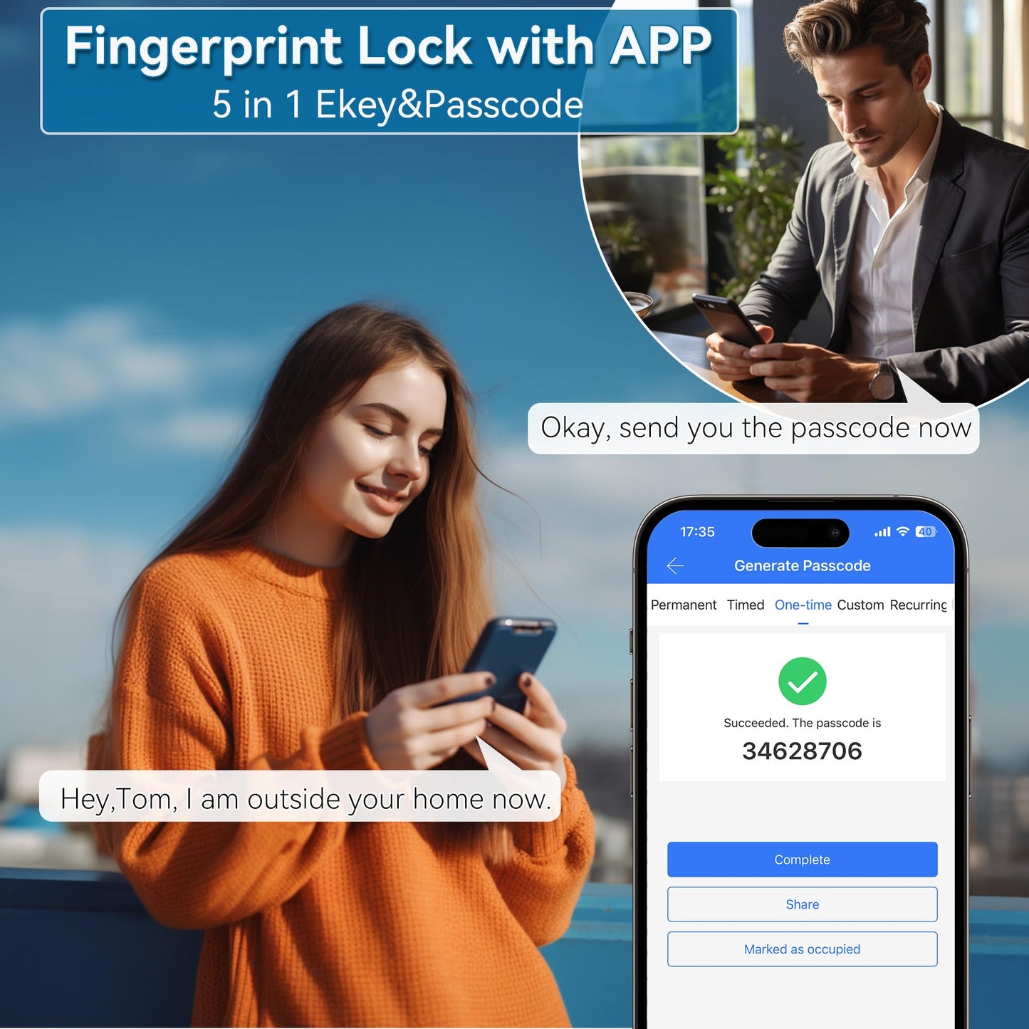 Smart Fingerprint Door Lock with Keyless Entry