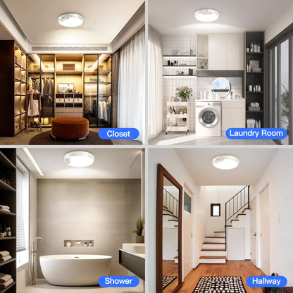 Rechargeable Motion Sensor Ceiling Light with Remote