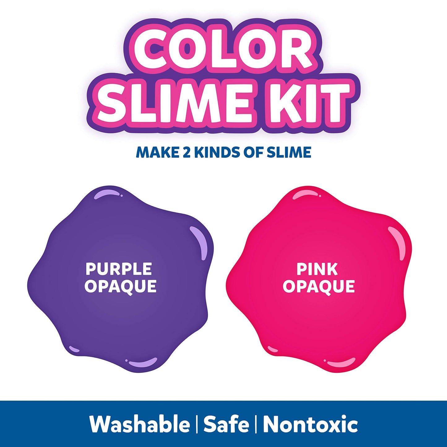 Elmer's Color Slime Kit with Activators, 2-Count