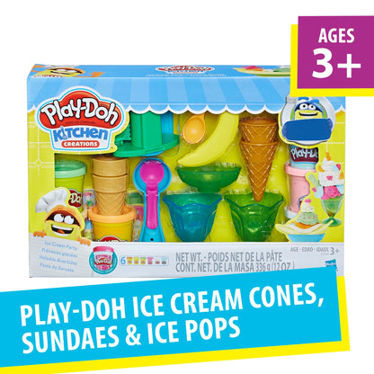 Play-Doh Ice Cream Party Set with 22 Tools