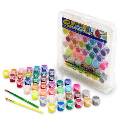 Crayola Washable Paint Set for Kids, 42 Ct.