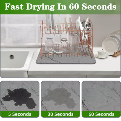 Ultra Absorbent Diatomaceous Stone Drying Mat