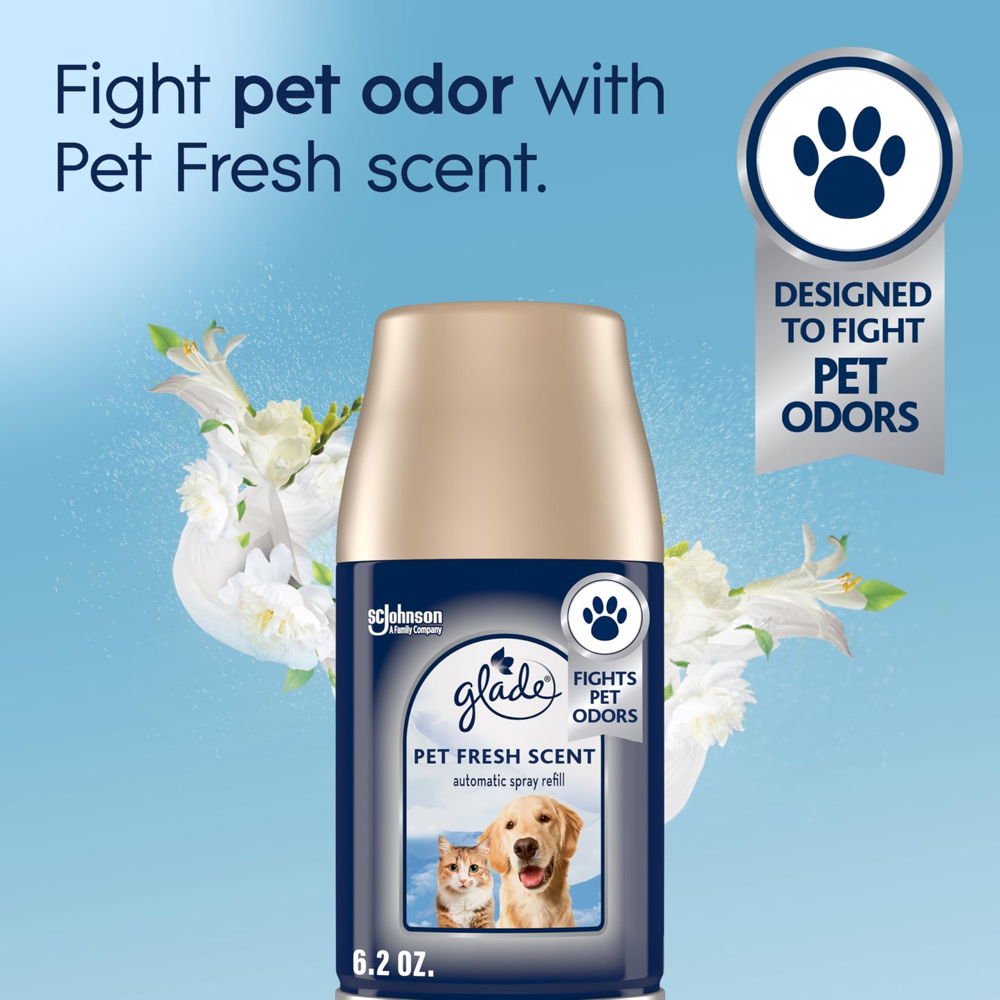 Glade Pet Fresh Automatic Spray Refill 6.2 Oz