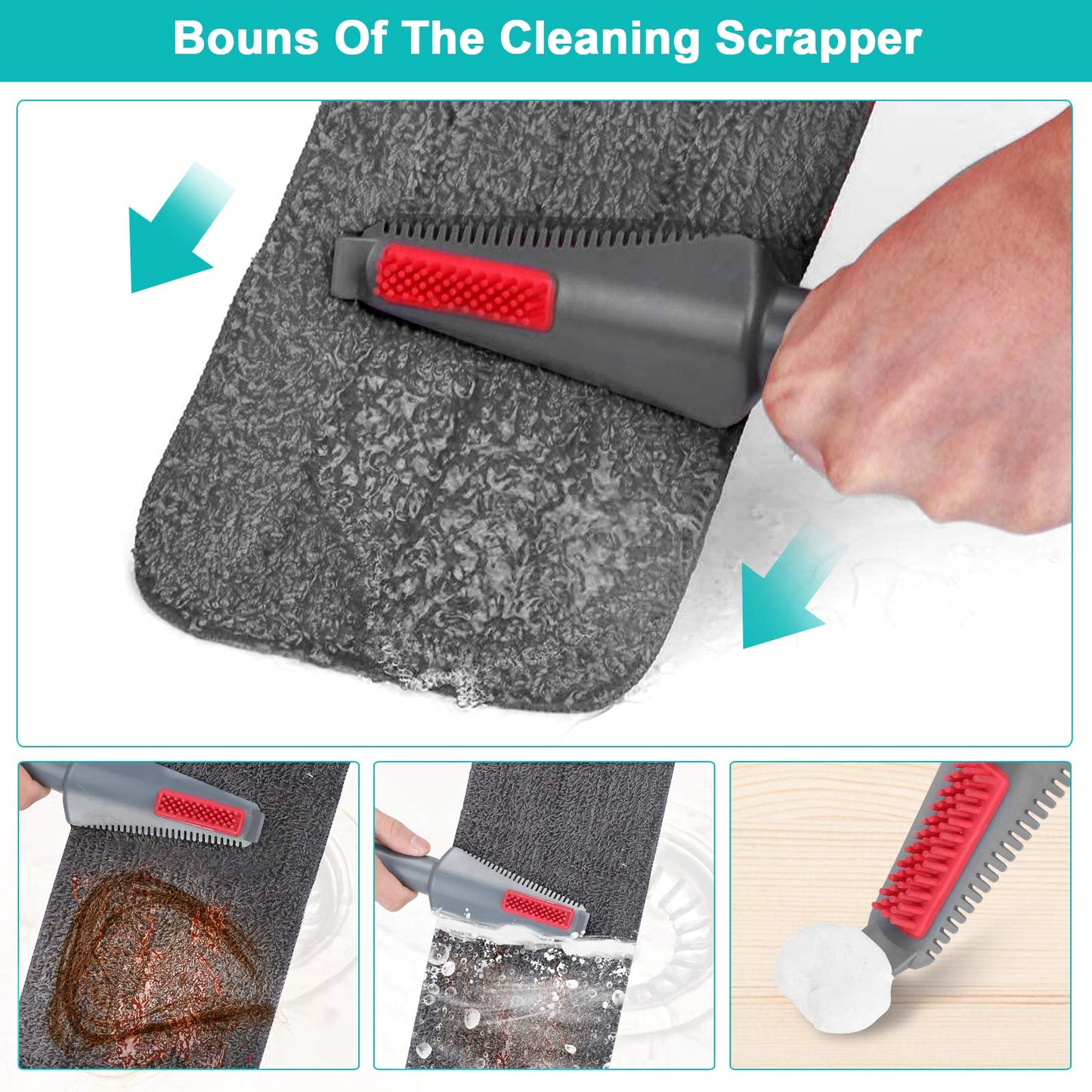 Spray Mop with 3 Washable Pads for Floors