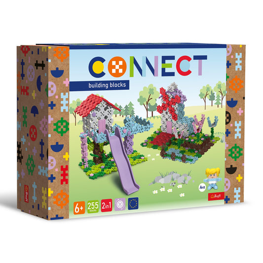 255-Piece Connect 2-in-1 Construction Bricks Set