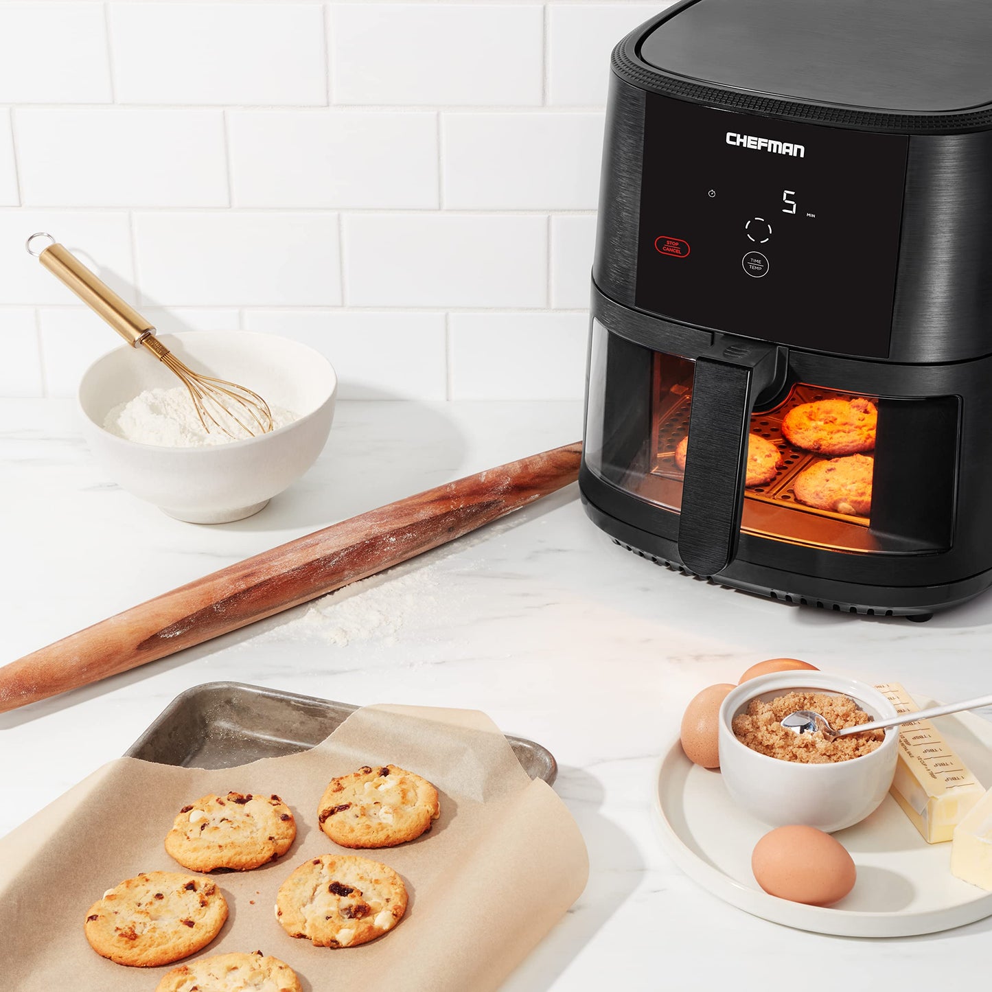8 Qt Chefman Easy View Air Fryer