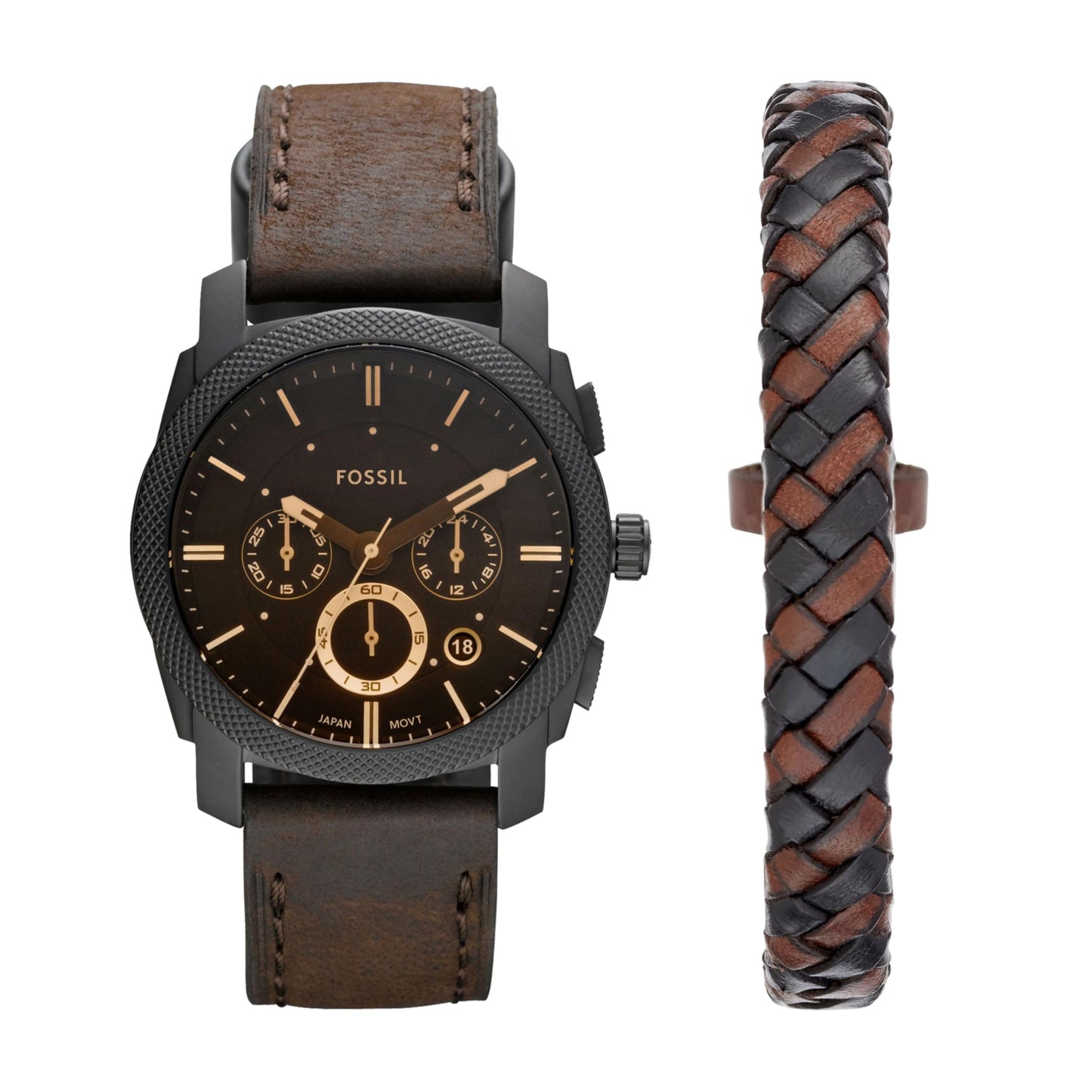 Fossil Watch and Bracelet Box Set