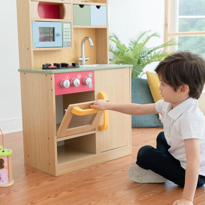 Teamson Kids Interactive Wooden Play Kitchen
