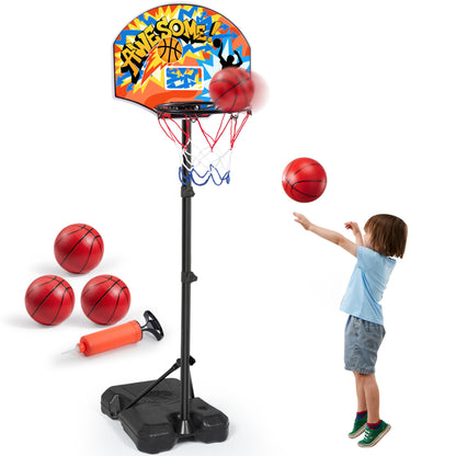 JOYIN Adjustable Kids Basketball Hoop for Indoor Outdoor