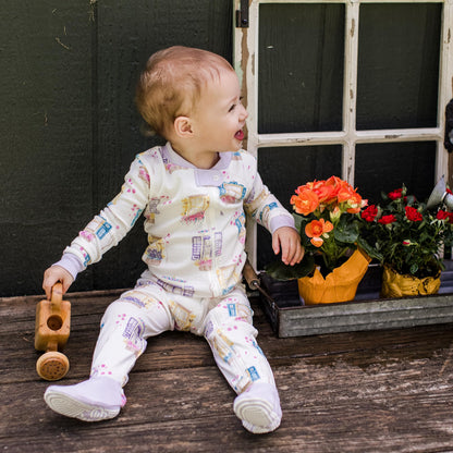 Burt's Bees Baby Organic Cotton Footed Pajamas