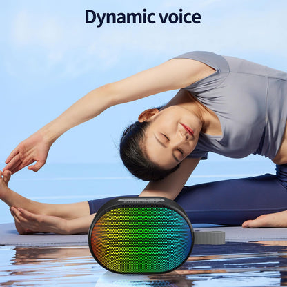 Portable Bluetooth Speakers with Lights and HD Sound