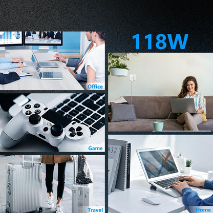 118W USB C Charger for MacBook Pro/Air