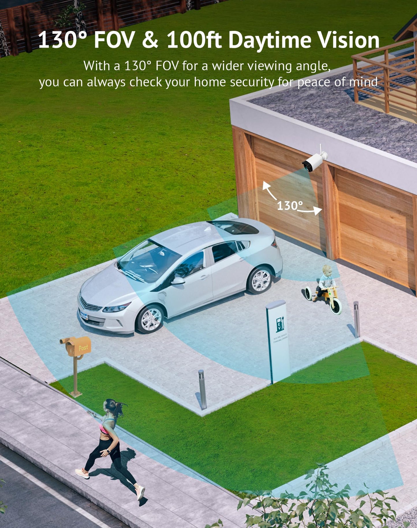 LaView 4K Outdoor Security Cameras with Night Vision