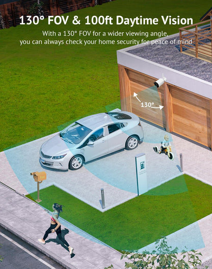 LaView 4K Outdoor Security Cameras with AI Detection