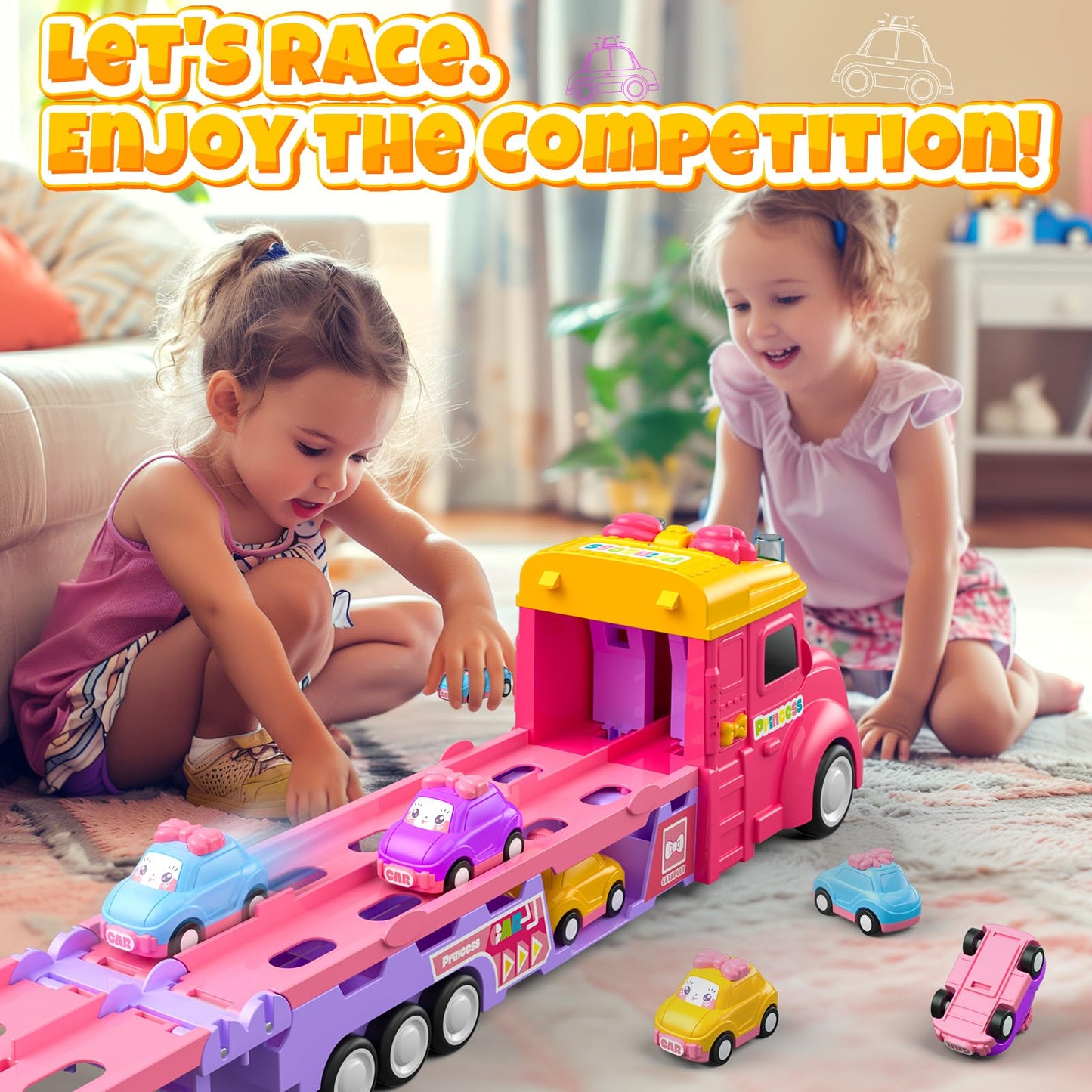 7-in-1 Ejection Truck Toy for Toddlers