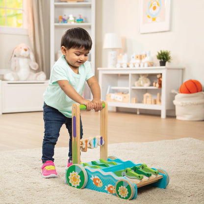 Melissa & Doug Wooden Push Toy for Toddlers