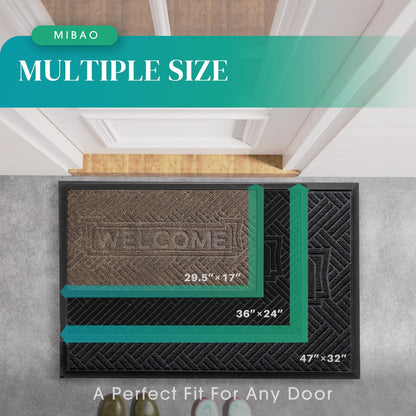 Welcome Non-Slip Outdoor Doormat