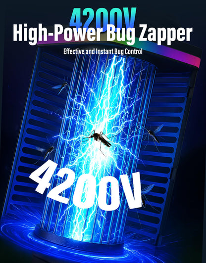 Portable Rechargeable Bug Zapper for Outdoors