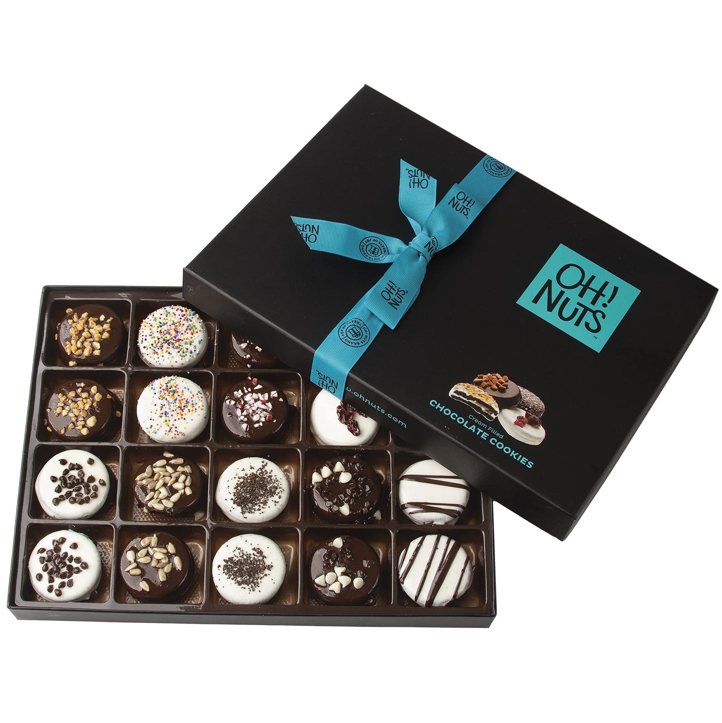Gourmet Cookie Gift Basket - 20 Assortment Variety