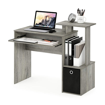 Furinno Econ Multipurpose Home Office Computer Writing Desk, French Oak Grey