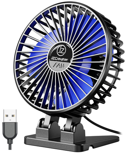 Mini Portable USB Desk Fan with 3 Speeds