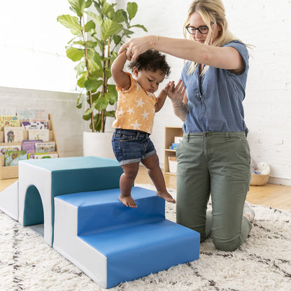ECR4Kids Tunnel Climber Toddler Playset, 3-Piece