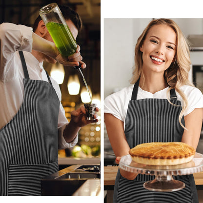 Adjustable Chef Apron with 2 Pockets