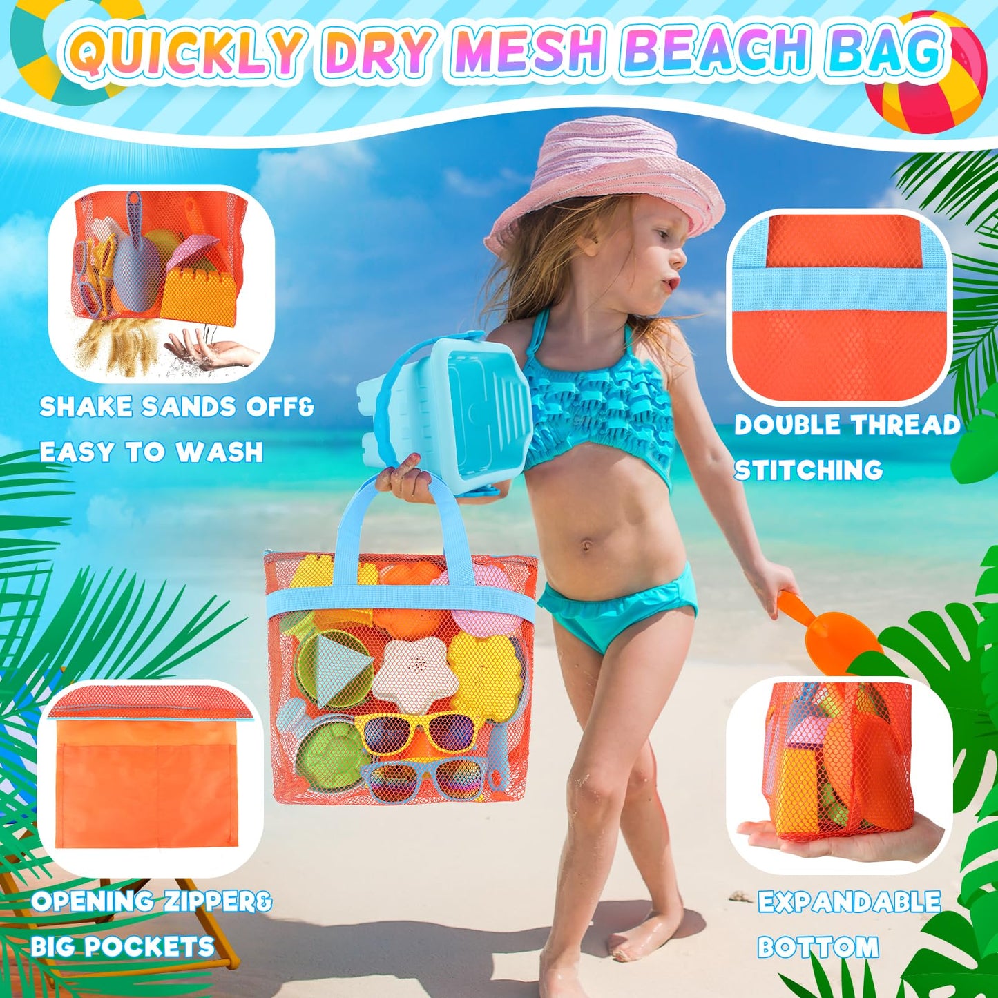 42 PCS Luucio Beach Toys Set for Kids