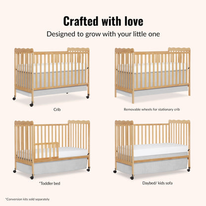 3-in-1 Convertible Crib by Dream On Me