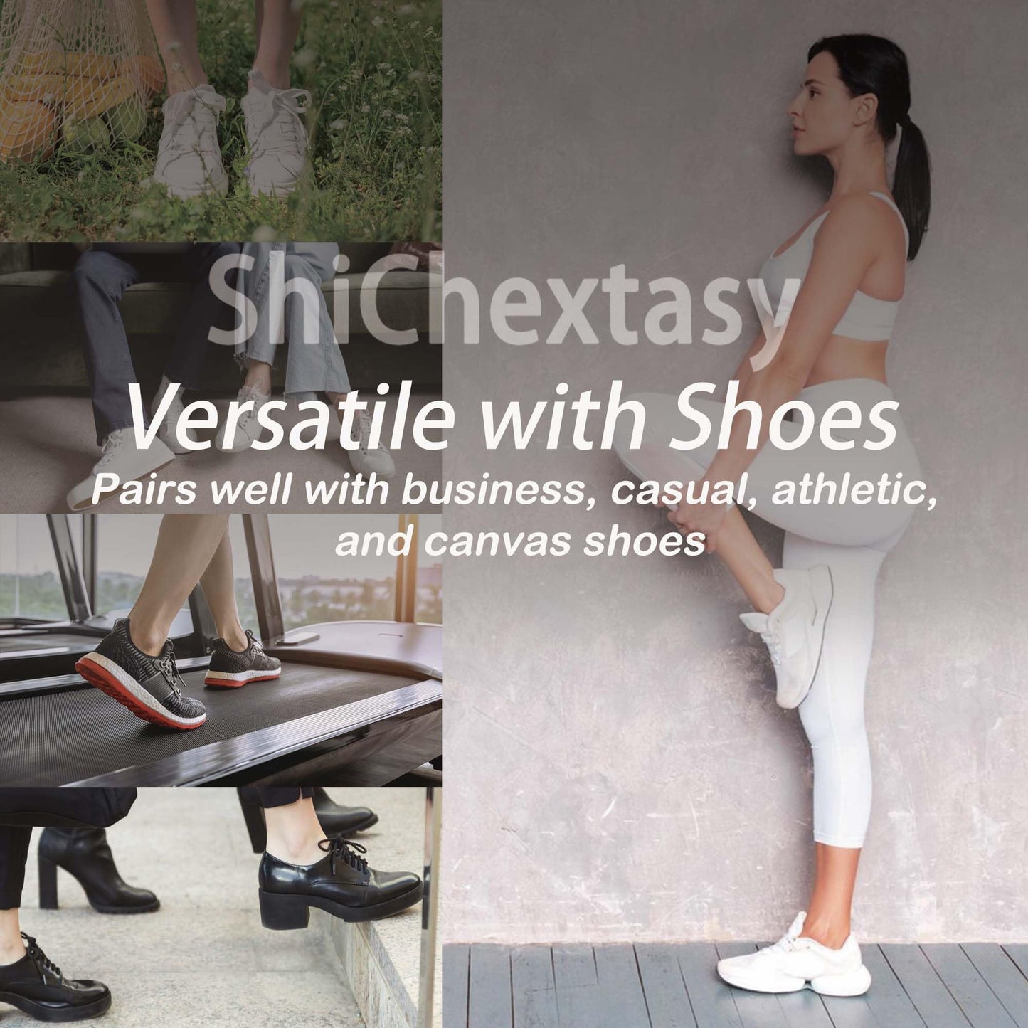 ShiChextasy No Show Socks for Women - 6 Pairs