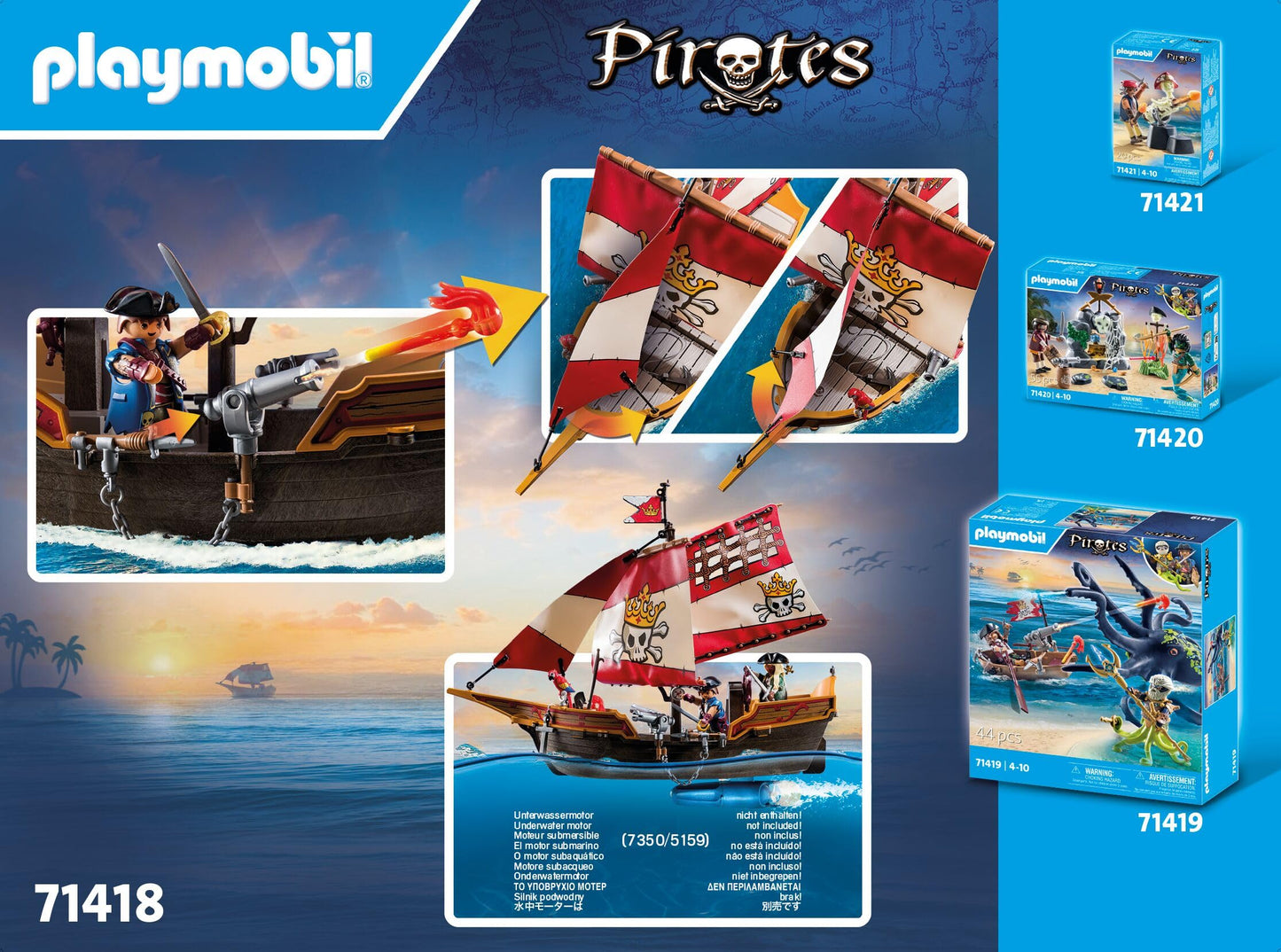 Playmobil Pirate Ship Adventure Playset for Kids