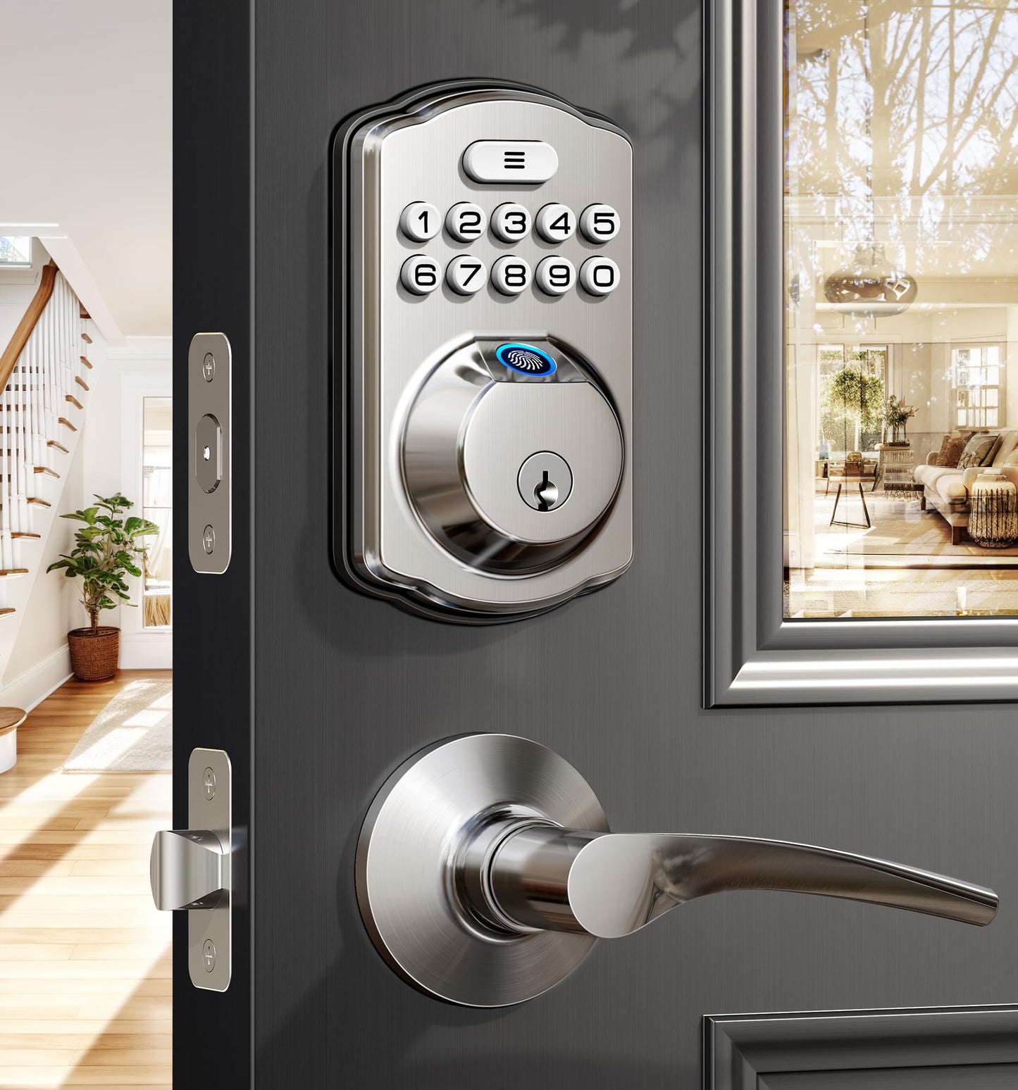 Veise Keyless Fingerprint Door Lock Set