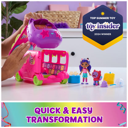 Gabby's Dollhouse Celebration Party Bus Playset