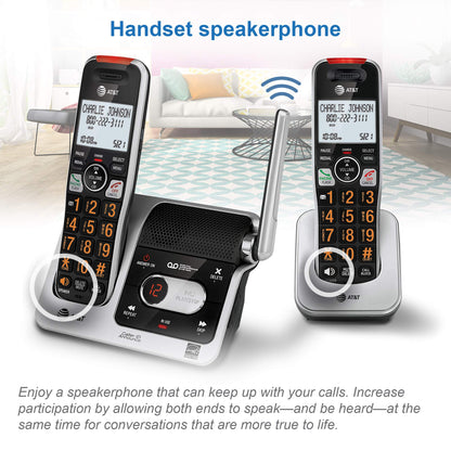 AT&T Cordless Phone with Answering Machine & Call Blocking
