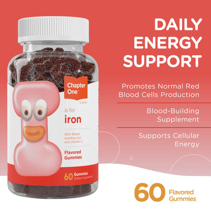 Zahler Iron Gummies with Vitamin C - 60 Count